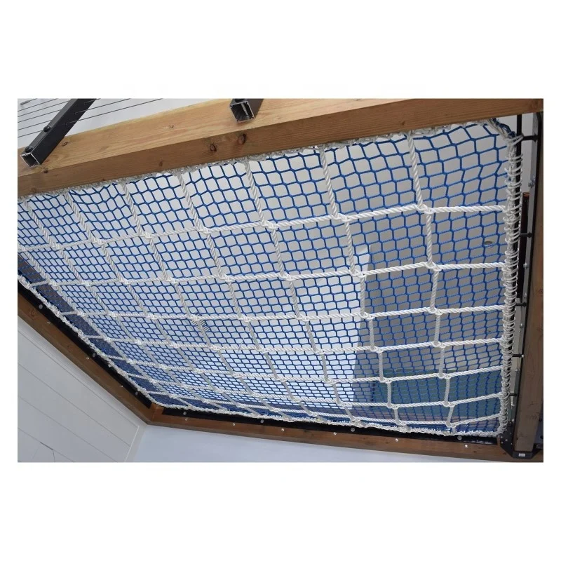 Intop heavy duty polyester durable hammock rope net safety  net for kids