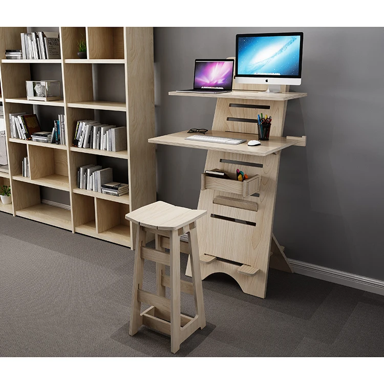 Free Shipping Modern Leisure Wood Bar Stool with Beautiful Design Made of 18mm plywood Wooden
