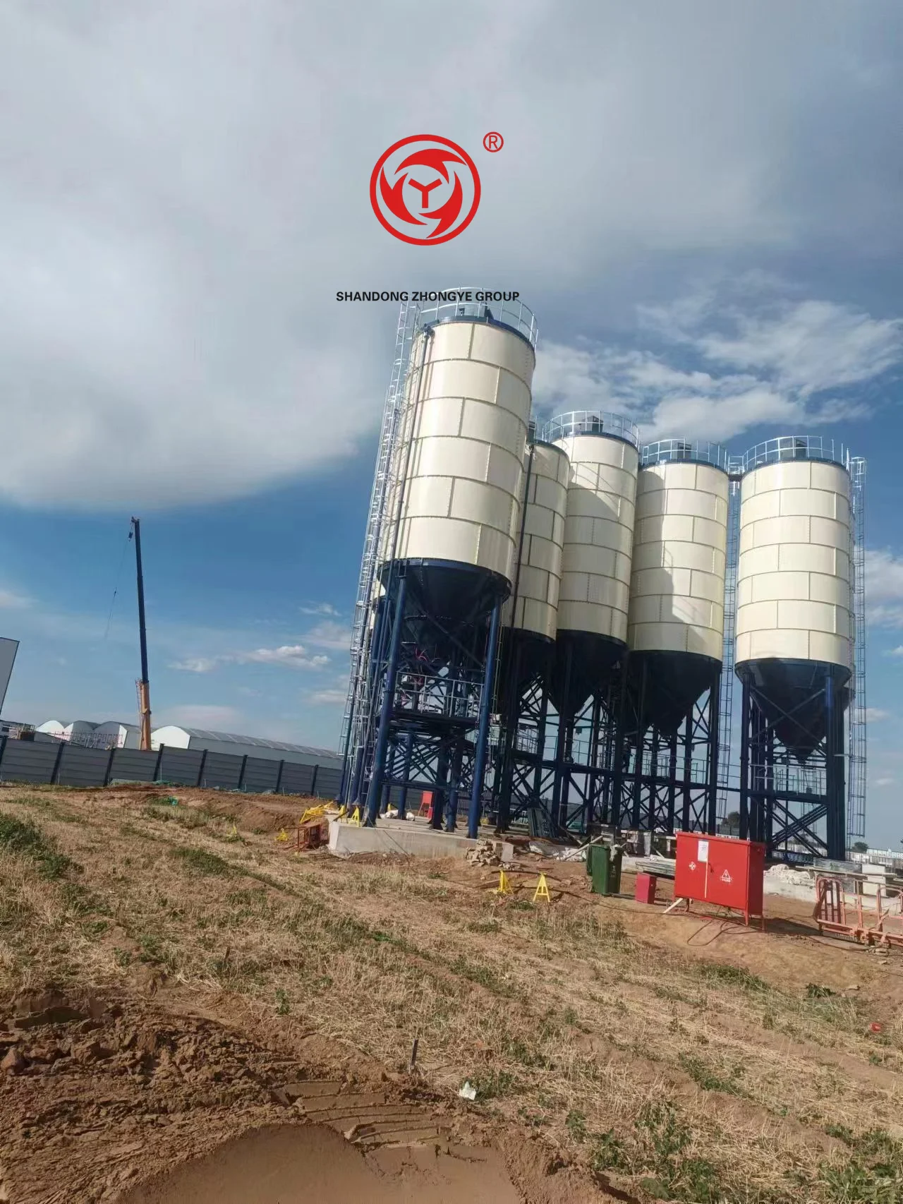 Ex-factory price 100 to 500 tons assembled cement silo bolted solid cement silo
