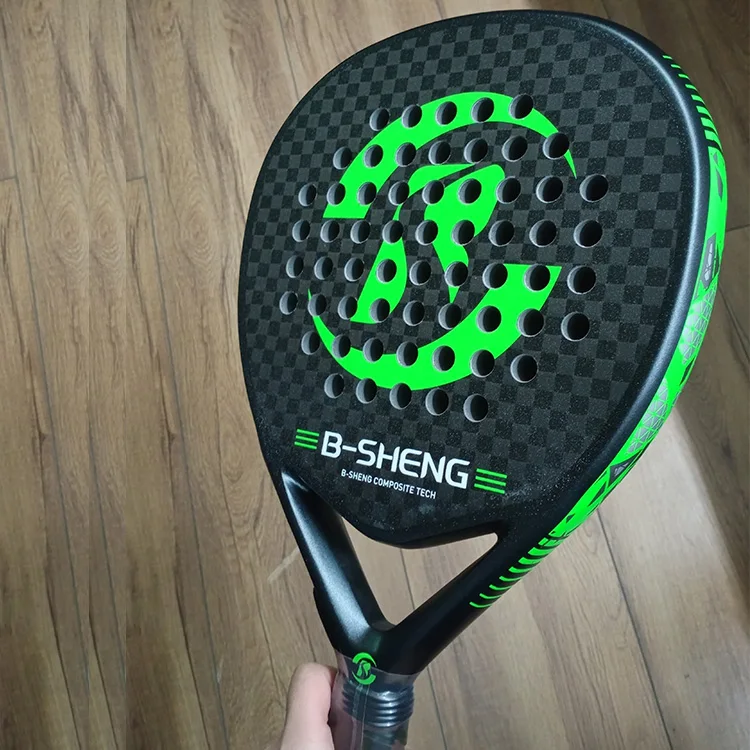 Diamond Shaped 12K Carbon Fiber Padel Racket