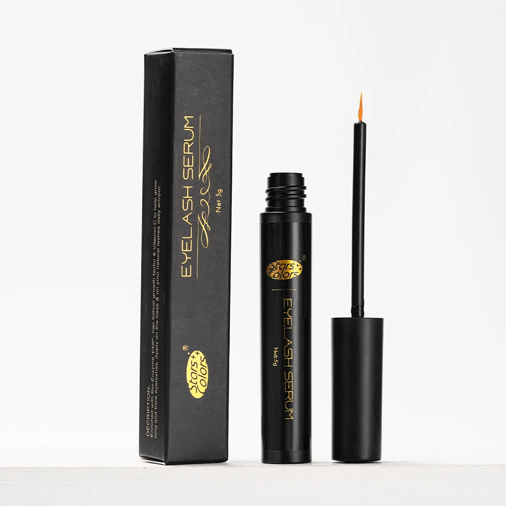 Hot Selling Private Label Eye Lash Growth Serum Premium 5ml Eyelash And Eyebrow Coating Fast Enhancer For Salon Use