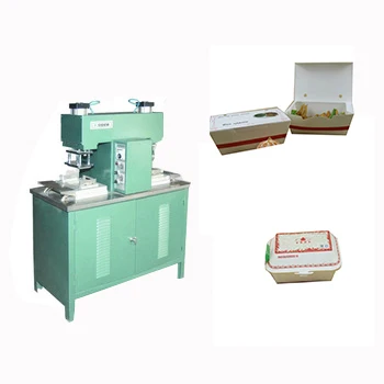 paper food box package  making machine