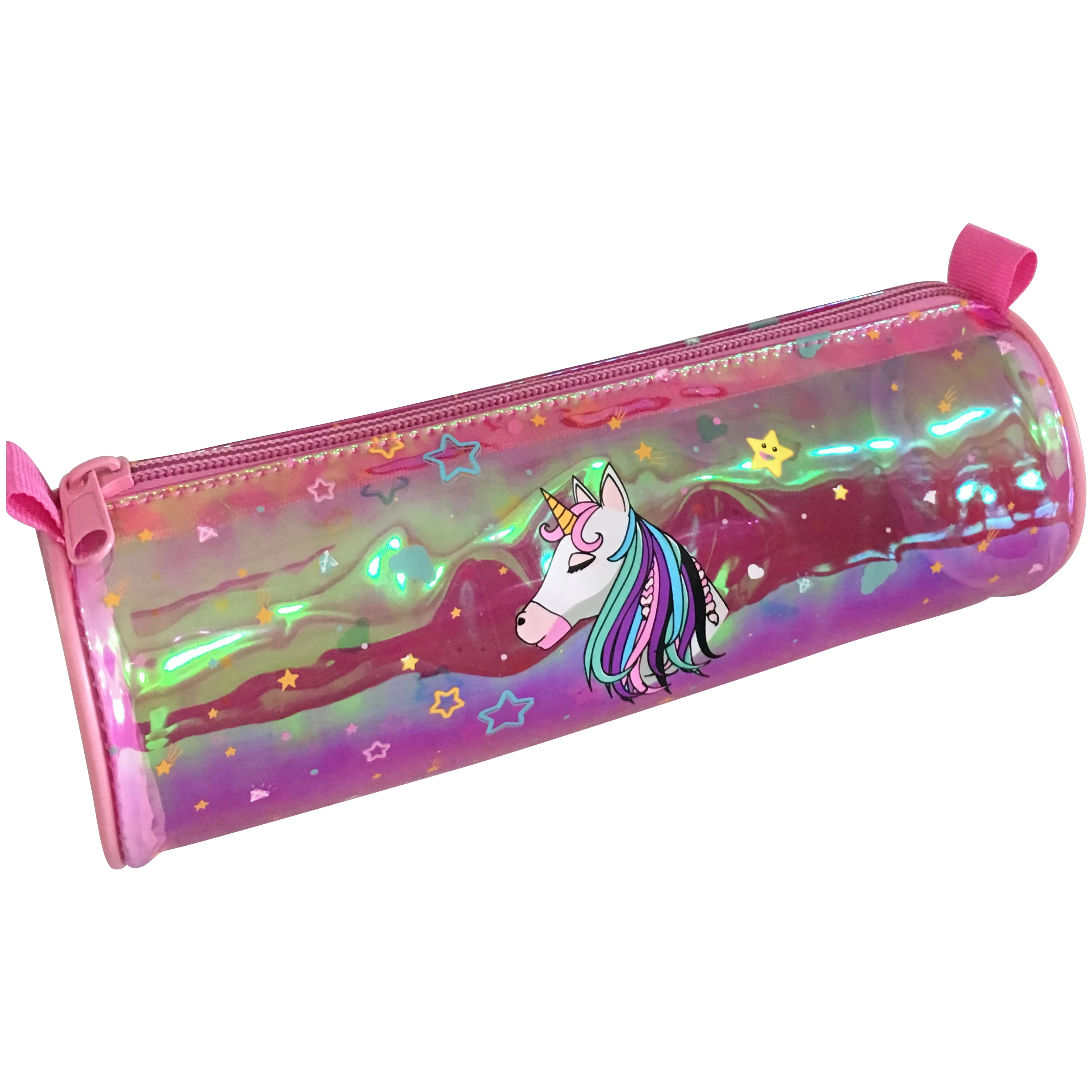 Cute Kids School Holographic unicorn Pencil case Bag