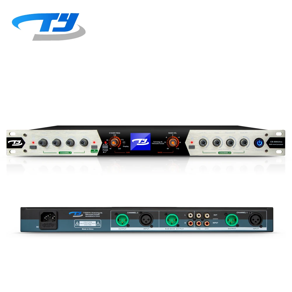 TianYin CB800 звуковой усилитель процессор управление динамиками профессиональный звуковой процессор сценическое аудио оборудование