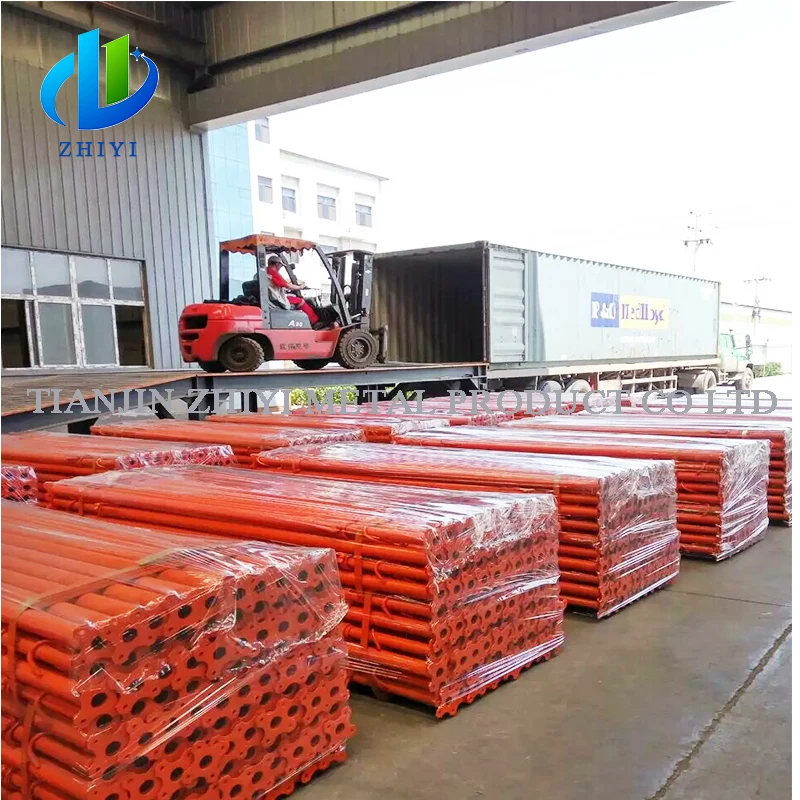 sleeve steel shoring jack adjustable height scaffolding Jack 6m horizontal structural pipe builders mason galvanized props