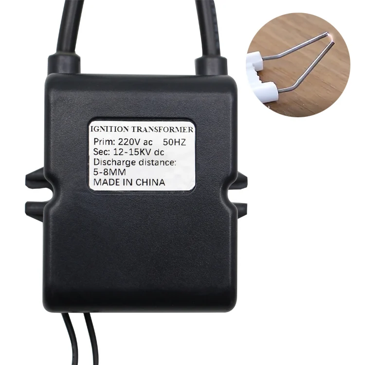 Fuel Furnace 220V Input Ignition Coil Electronic Spark Igniter Transformer 15KV Pulse Igniter