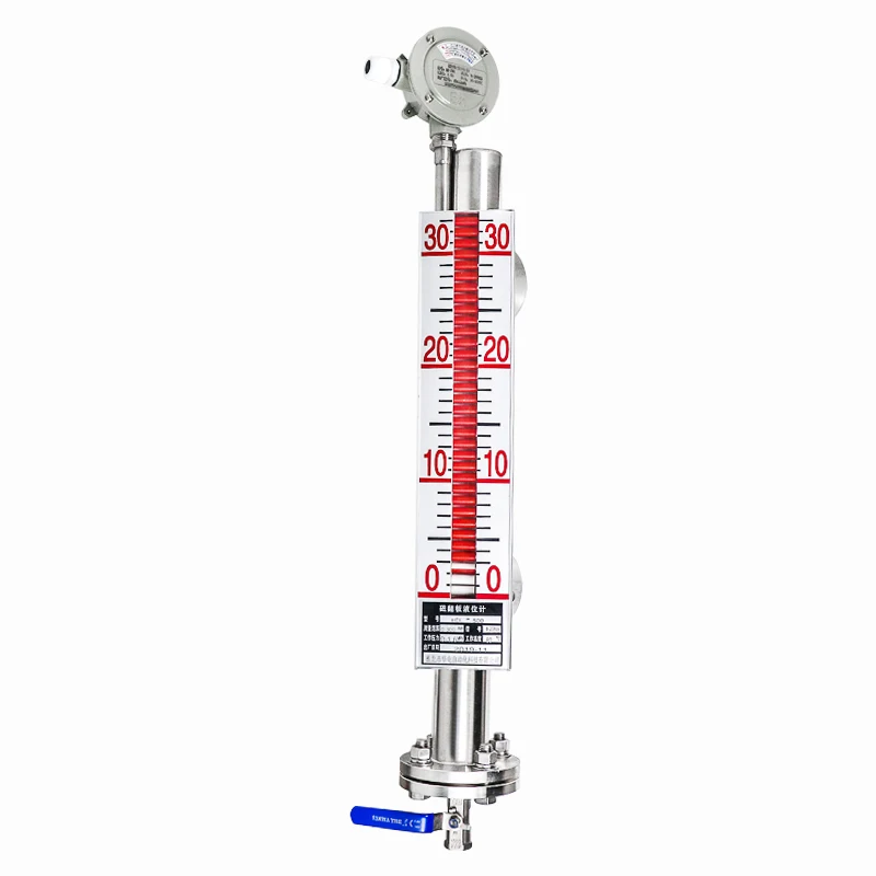 Side Mount/Top Mount Indicator Magnetic Float Level Gauge Water Tank Level Gauge