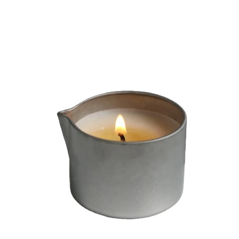 Shear Butter Massage Oil Candle Private Label from Chinese factory