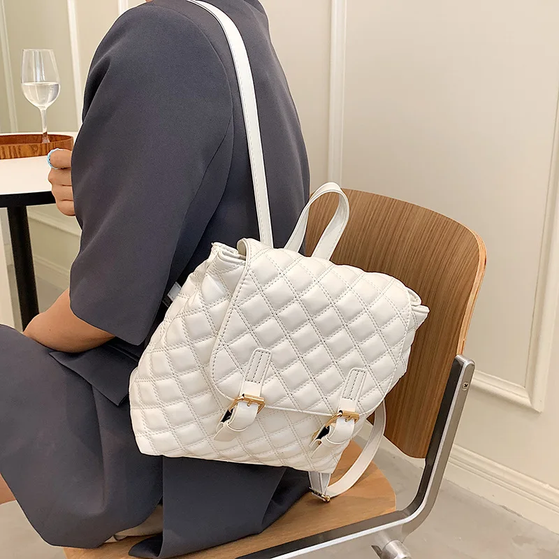 Fashion Style Famous Brand Quilted Back Pack School Bags Travel Bags Pop It Book Bag for Women Luxury Purses and Handbags 2022