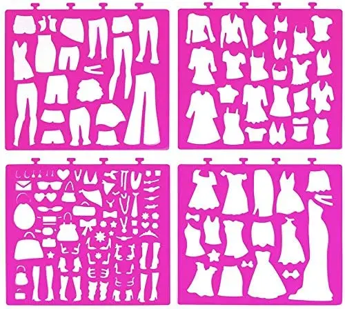 Пластиковые трафареты для детских спиральных блокнотов