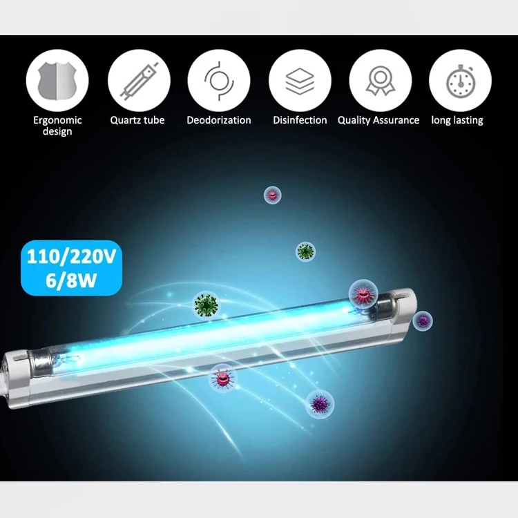 
Factory directly offered t5 6w uvc ultraviolet disinfection lamps t5 uv lamp 