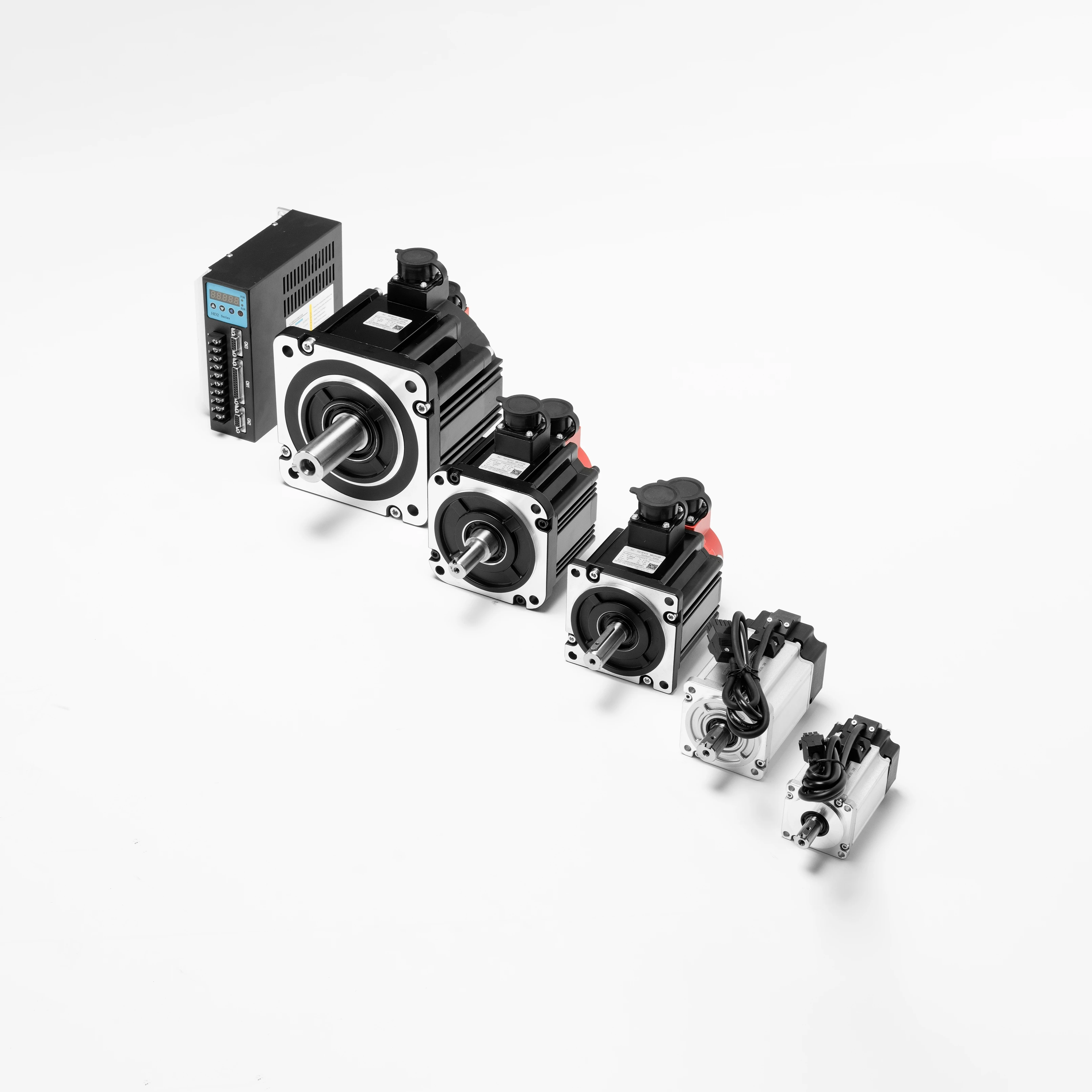 Custom 750w 1.5kw 2kw 3kw 5.5kw cnc brushless servo motor 3 phase servomotor with drive