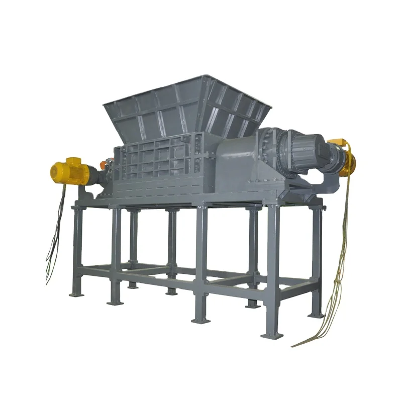 1-3mm rubber granules Industrial Scrap Metal Double Shaft Shredding Machine Metal Shredder