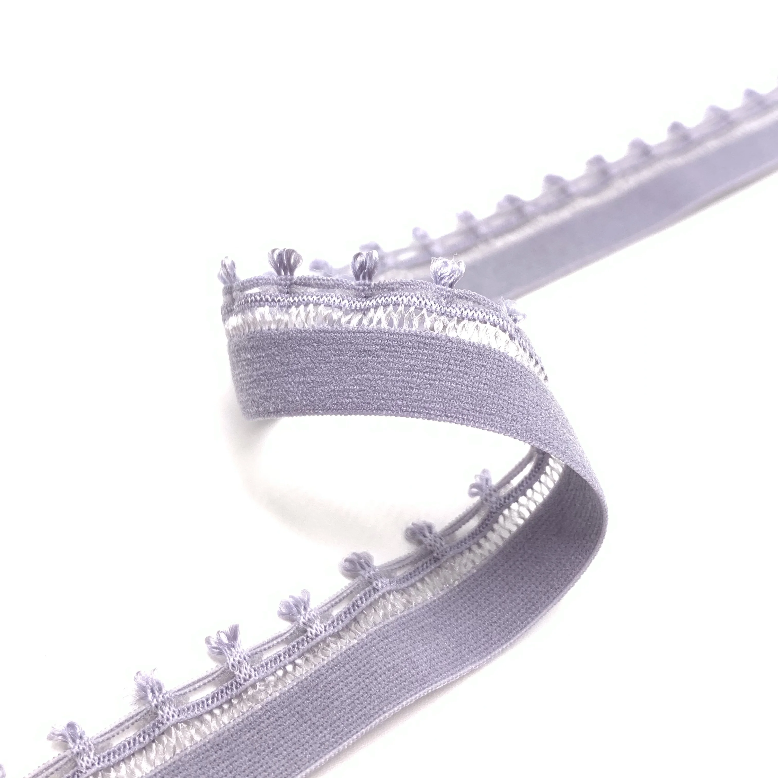 Customized width 16mm nylon woven belt with high elastic tooth edge high-quality underwear elastic belt from Chinese factory