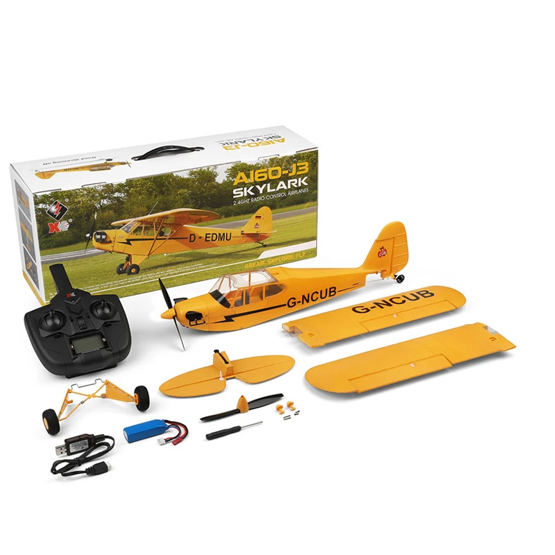Wltoys XK A160 RC Airplane Brushless 5CH Remote Control Airplane for Adults Stunt Flying 3D 6G Mode Outdoor Foam Fixed Airplane