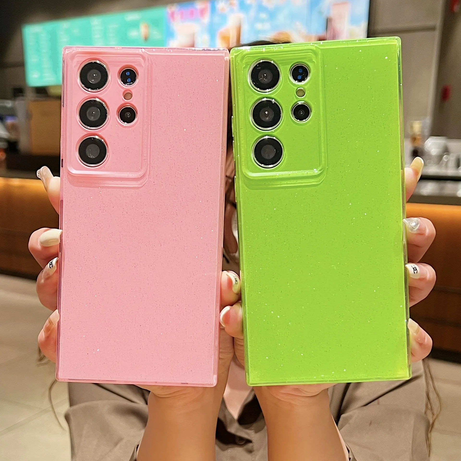 New Designer Jelly Glitter Case for Samsung S23 TPU Silicon Phone Case for Samsung S23 ULTRA S23PLUS