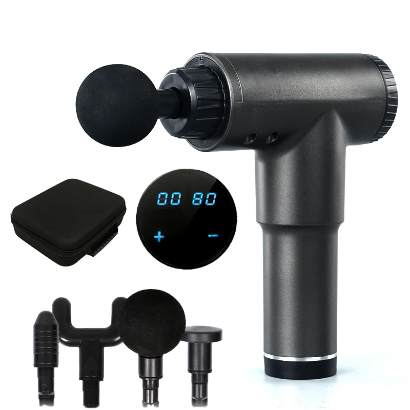 32 speeds Percussion Fascia Gun LCD Display Body Deep Tissue Electric Muscle Massage Gun