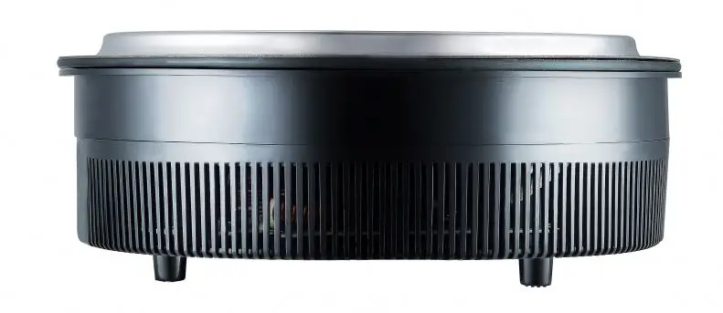 
Premium round black Commercial Concave Fry Induction Wok Cooker 