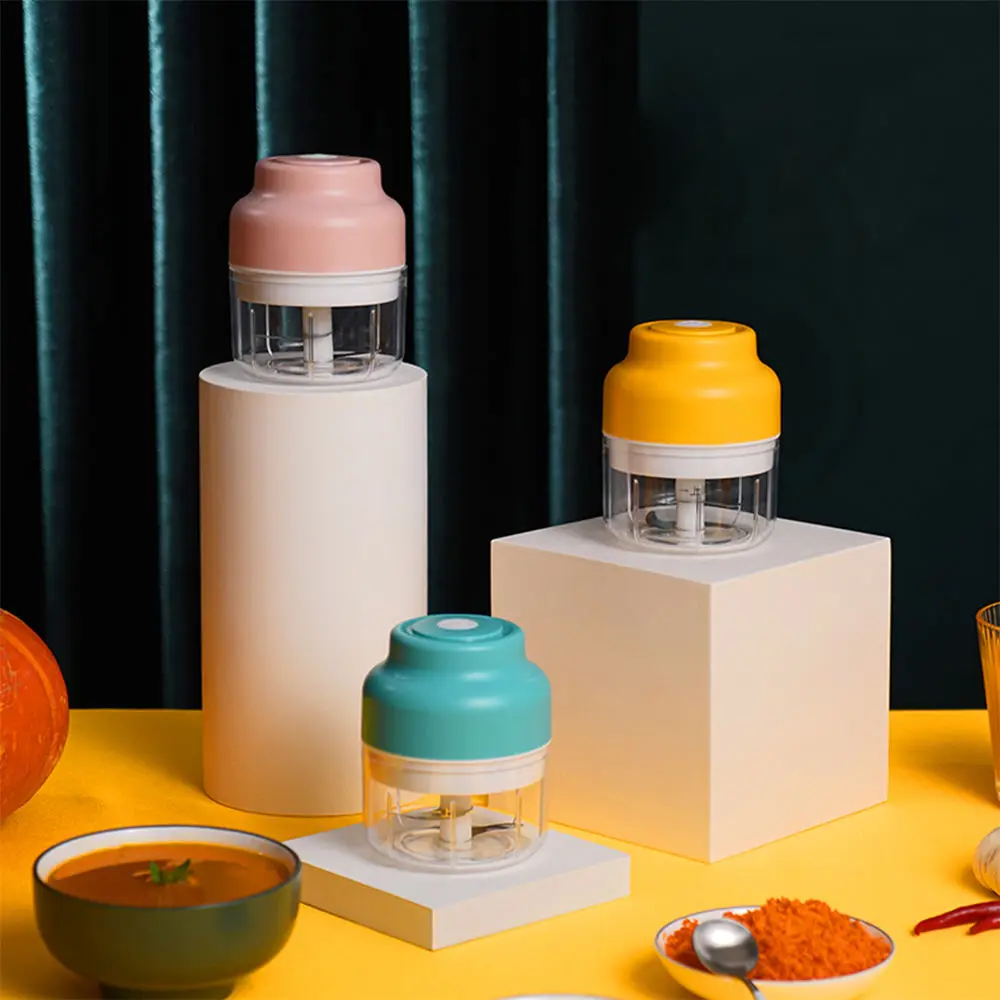 LBB Customized LOGO Household Kitchen Electric Meat Grinder Mini Wireless Food Processor Chopper Baby Food Crusher