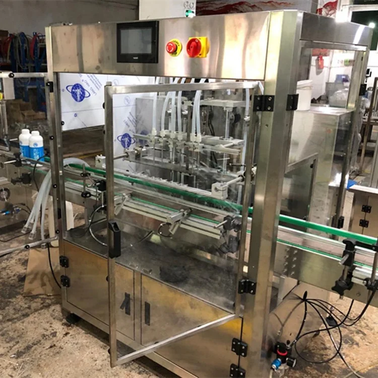 Automatic liquid shampoo bear oil juice water filling and capping machine