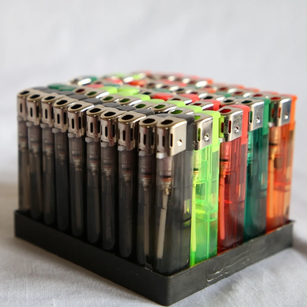 jet  spark gas case torch flame lighter black printed customized design