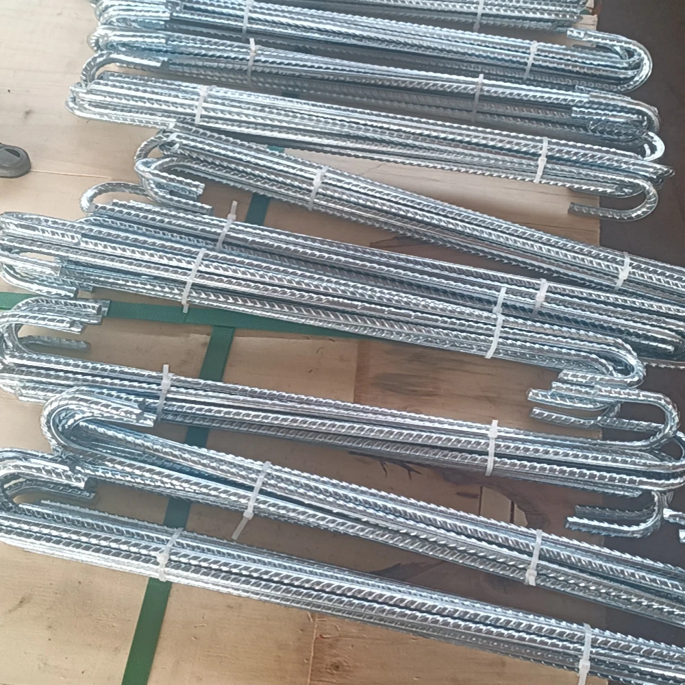 20 inch height Galvanized Steel J Hook Anchor Ground Stakes rebar stake peg For Dog Kennels