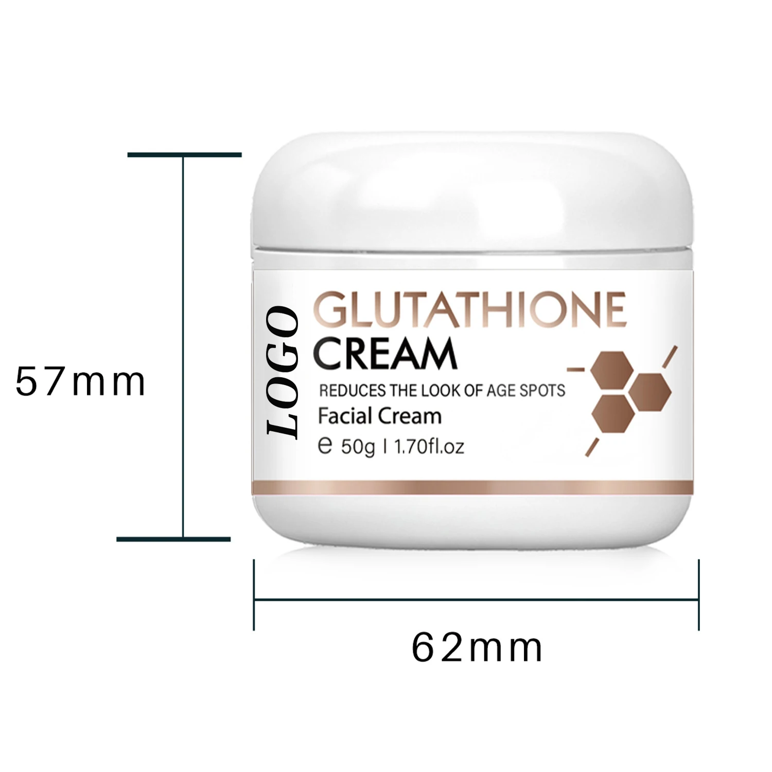 BLIW Private Label Beauty Anti Wrinkle Dark Spot Remover Nourishing Moisturizer Glutathione Whitening Skin Facial Cream