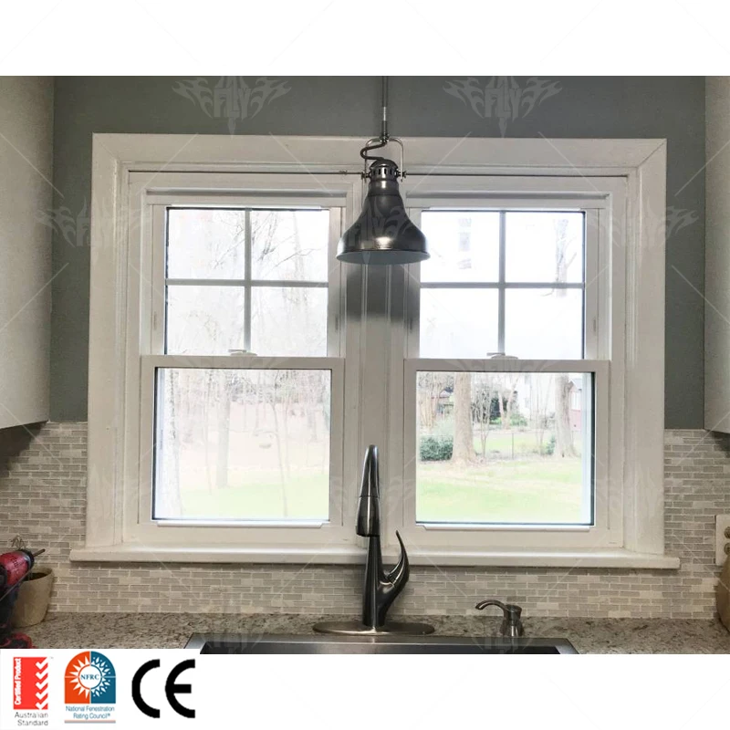 Top Single hung window roof double glazed aluminium awning window aluminum thermal break window casement glass windows