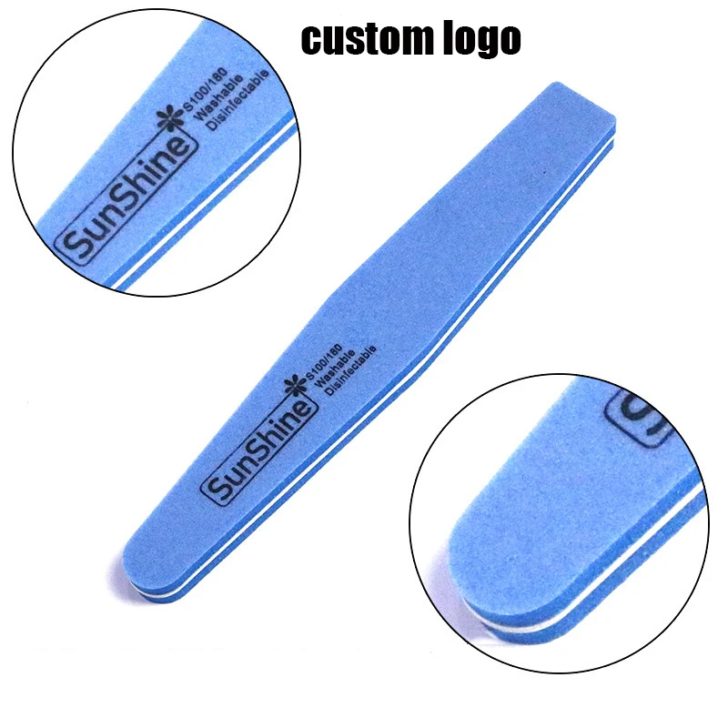 Amazon Hot New Professional Rhombus Nail file 100/180 Sandpaper Sanding files Polishing files nails grinding equipment manicure