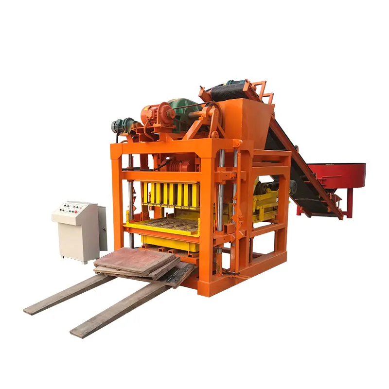 ZEYU Factory Manufacture QTJ4-28 Reliable Quality Automatic Concrete Fly Ash Hollow Block Machine Solid Brick Machine Price