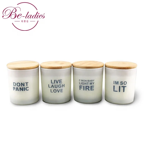 Customized 100% Natural Soy Wax Scented Candle