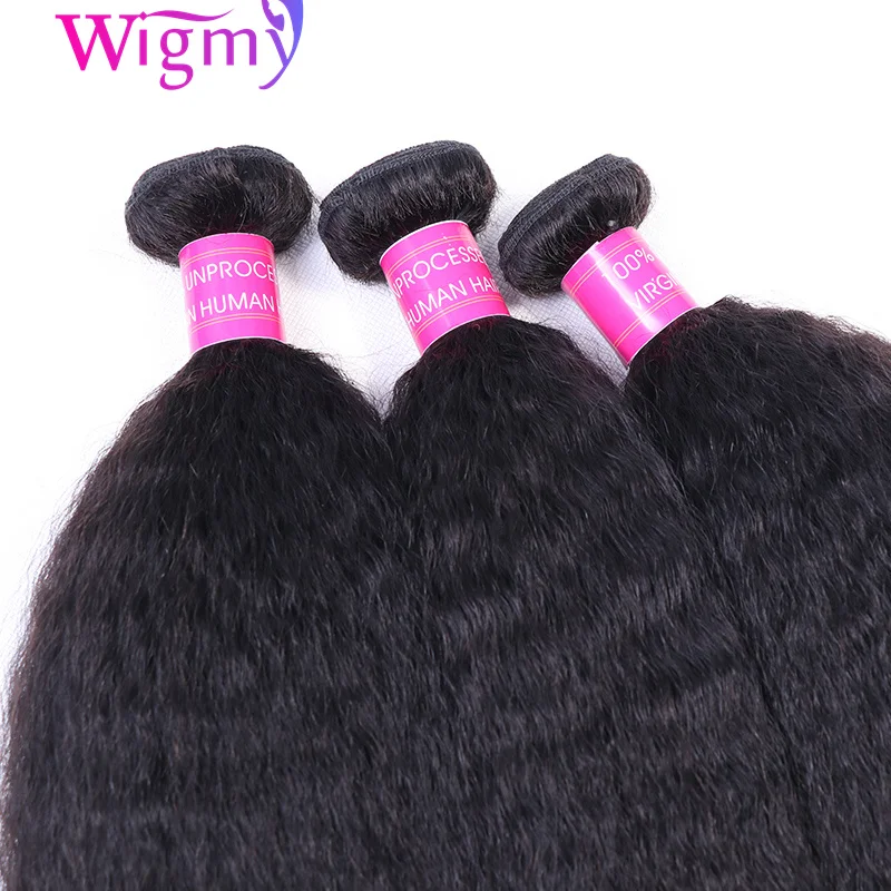 Wholesale Price kinky straight bundles kinky straight human hair extension straight kinky hair 100 percent real