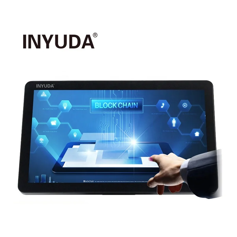 Wholesale 23.8 Inch Core I7 All In One Desktop Computer Win10 Embedded Industrial  Touch Screen Tablet Panel PC