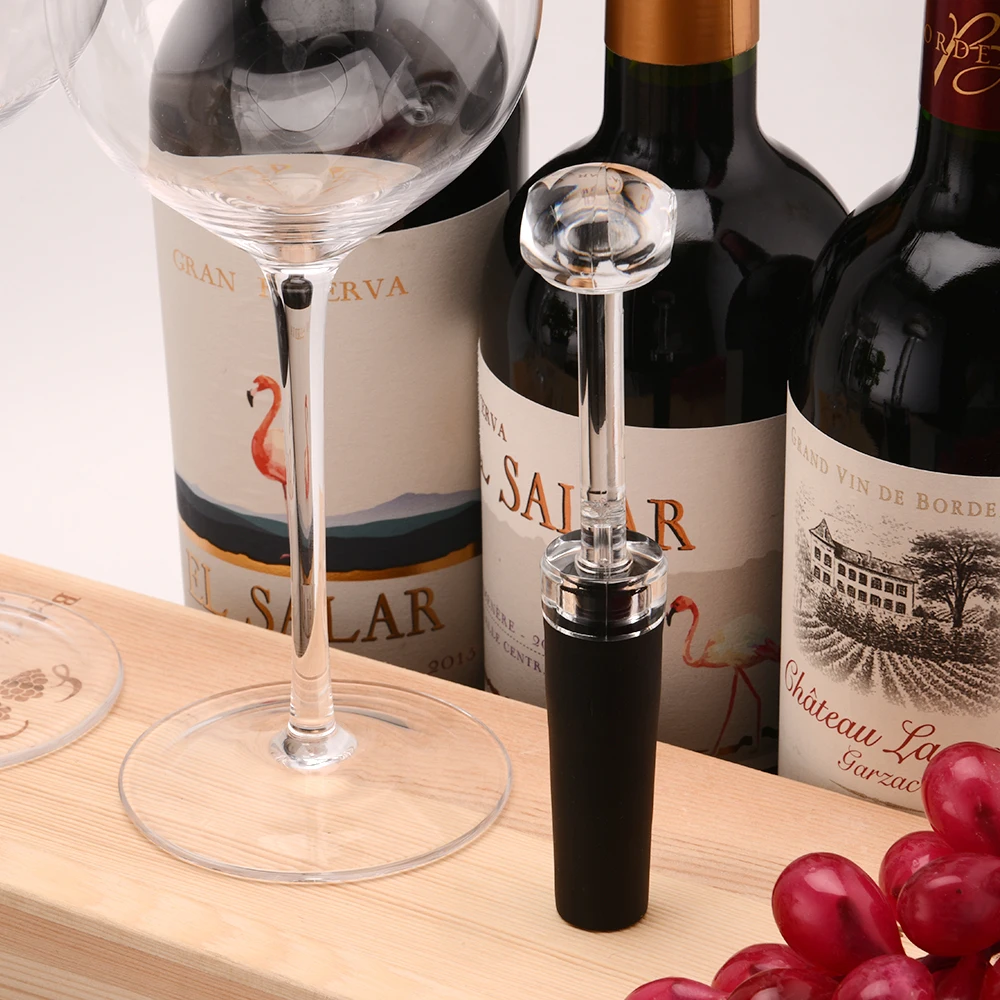 
Crystal Red Wine Preserve / Silicone Wine Stopper Pourer / Wine Stopper Oval 