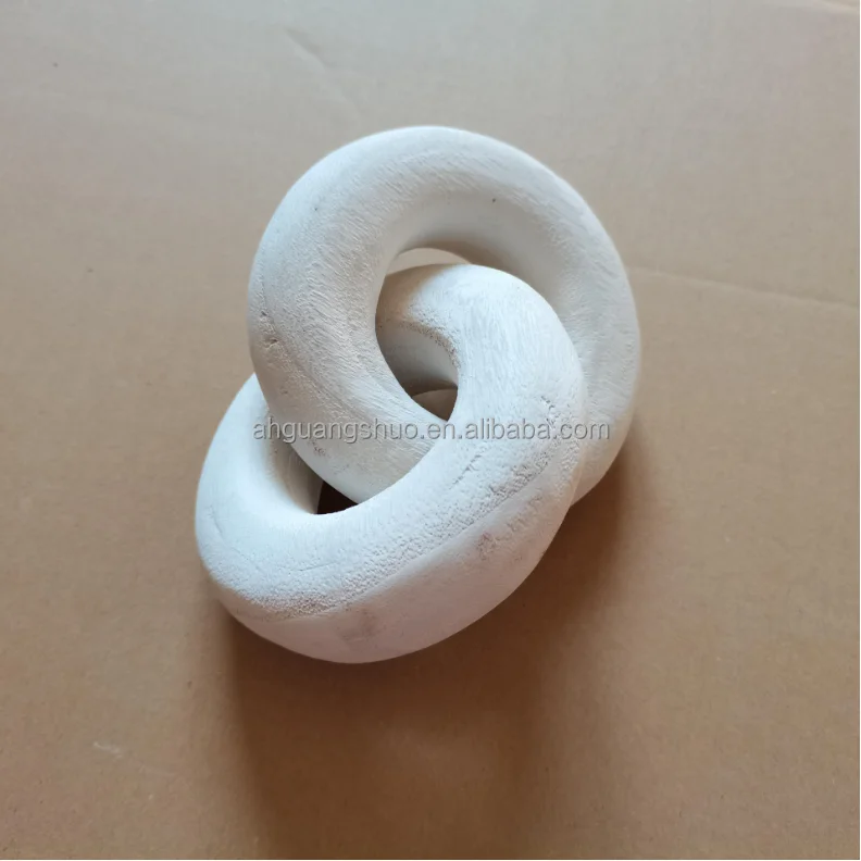 
wooden natural knots/Abstract Design wooden Interlock Knot Made of paulownia wood/wood knot 