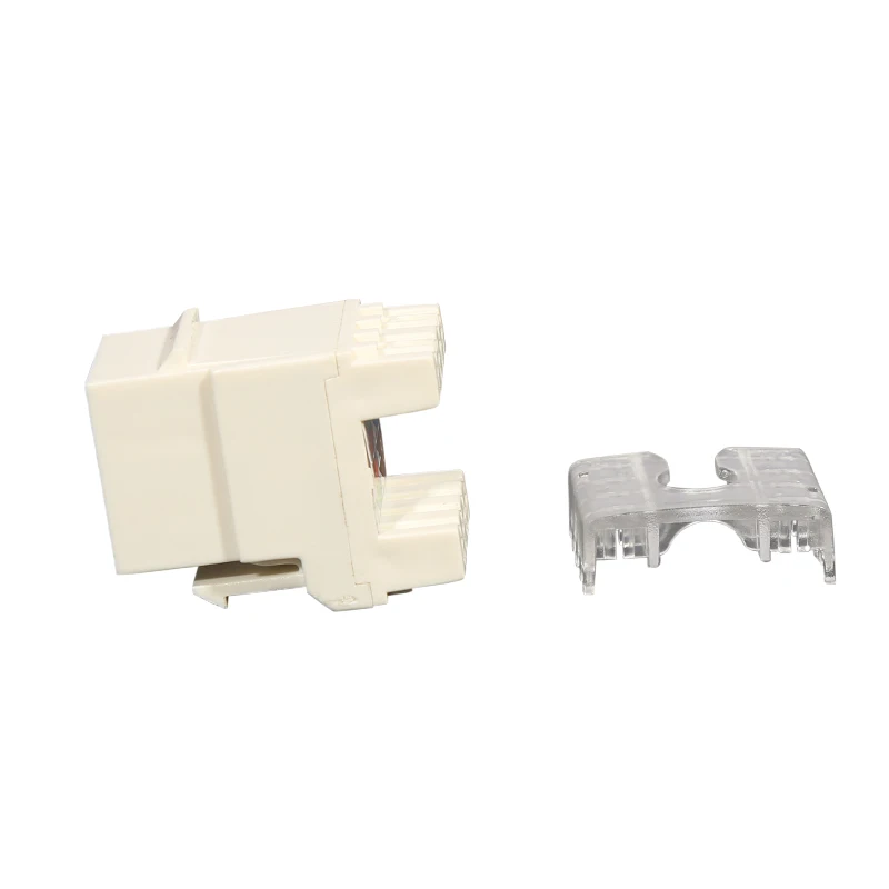 RJ45 Cat6A UTP Keystone Female Jack Connector Adapter Internet Network Lan Cable