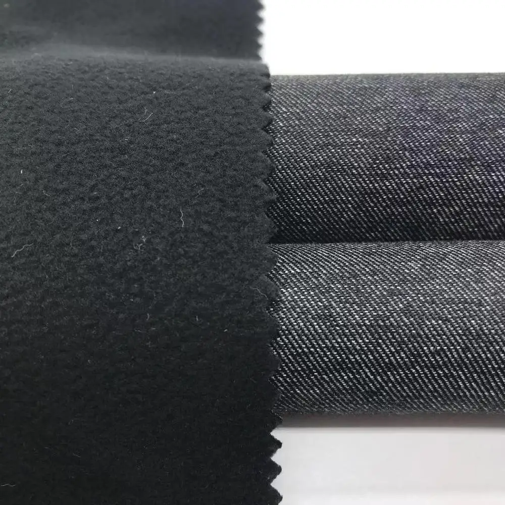 
160D Twill taslan fabric waterproof and breathable fabric 3layer polar fleece fabric for softshell 