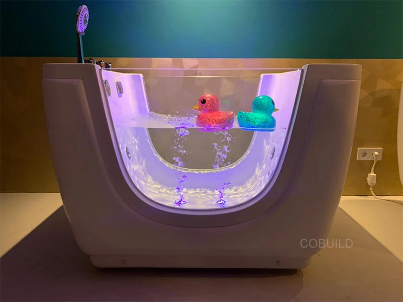 China supplier whirlpool massage spa baby shower tub newborn baby hot tub