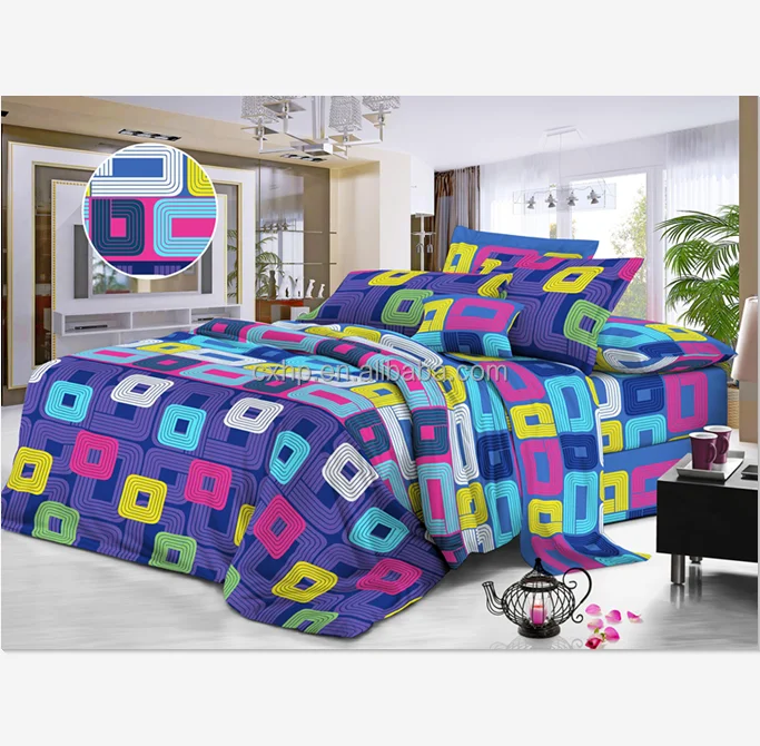 70-130gsm cheap price beautiful designs Disperse Microfiber Printing bedsheet 100% Polyester Fabric For Making Bed Sheets