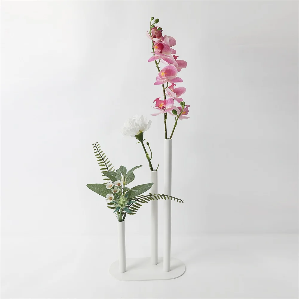 Maxery креативная усовершенствованная Роскошная ваза для цветов металлическая свадебная декора алюминиевый цвет под заказ