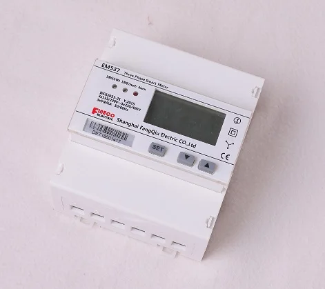 EM537 CT 3*230/400V 3 phase energy power meter with 3 cts ct meter with rs485 modbus
