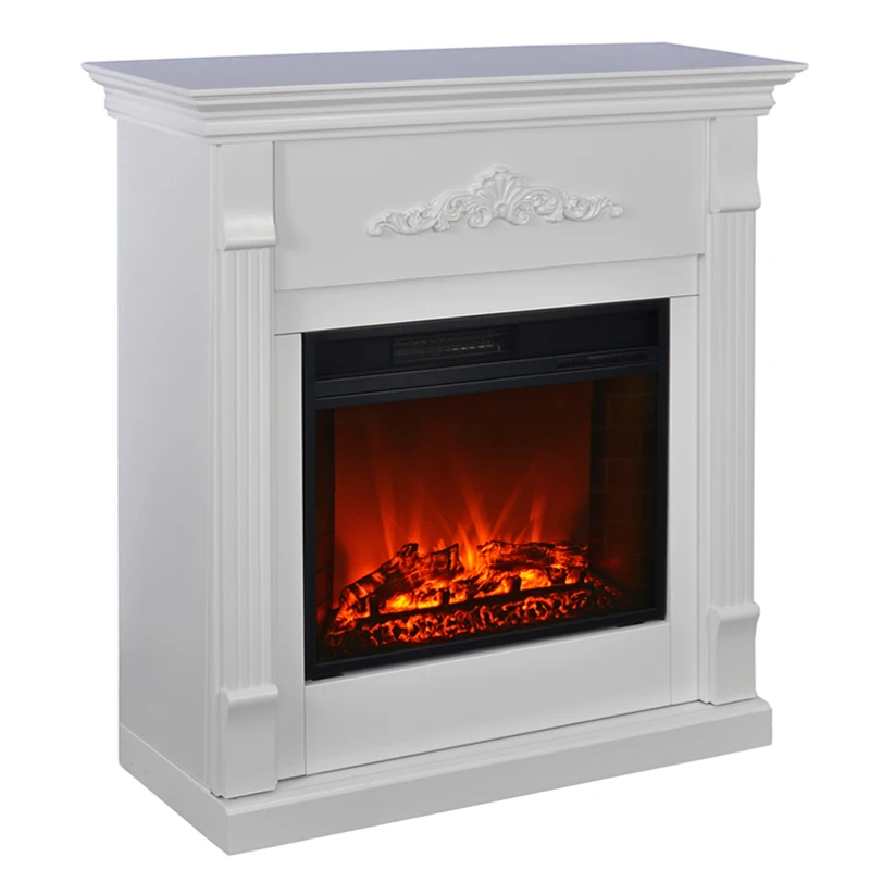 Автономный обогреватель для белого кофе, декоративная подставка для телевизора со светодиодной подсветкой, электрический камин с каминной дорожкой