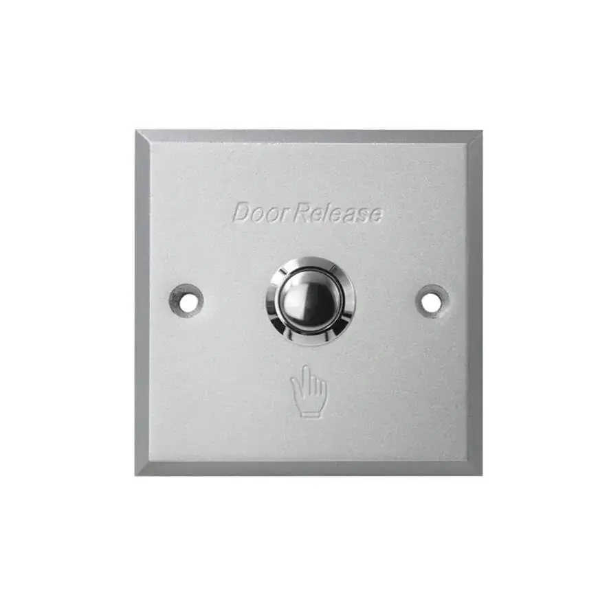 Sebury  86mm*86mm  Aluminum alloy Push Button Switch Exit Button for Access Control System