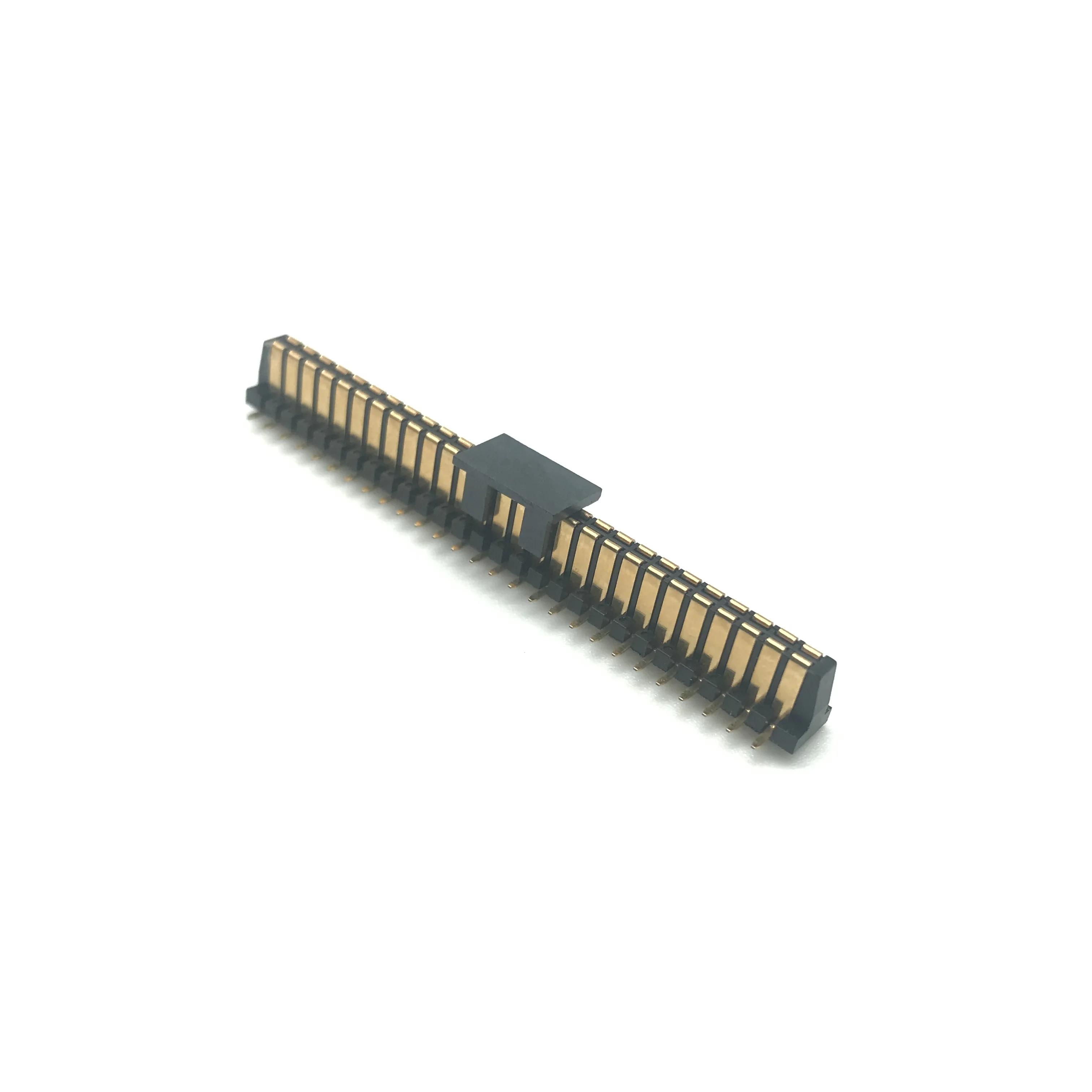 double row slot H6.0 W8.3 with cover electronic Card Edge Connector on PCB Connector