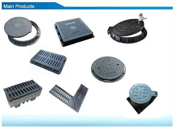 Ductile Iron Manhole Cover Made of Ductile Iron 500-7, 600-3  Ductile Iron Manhole Cover and Frame  B125