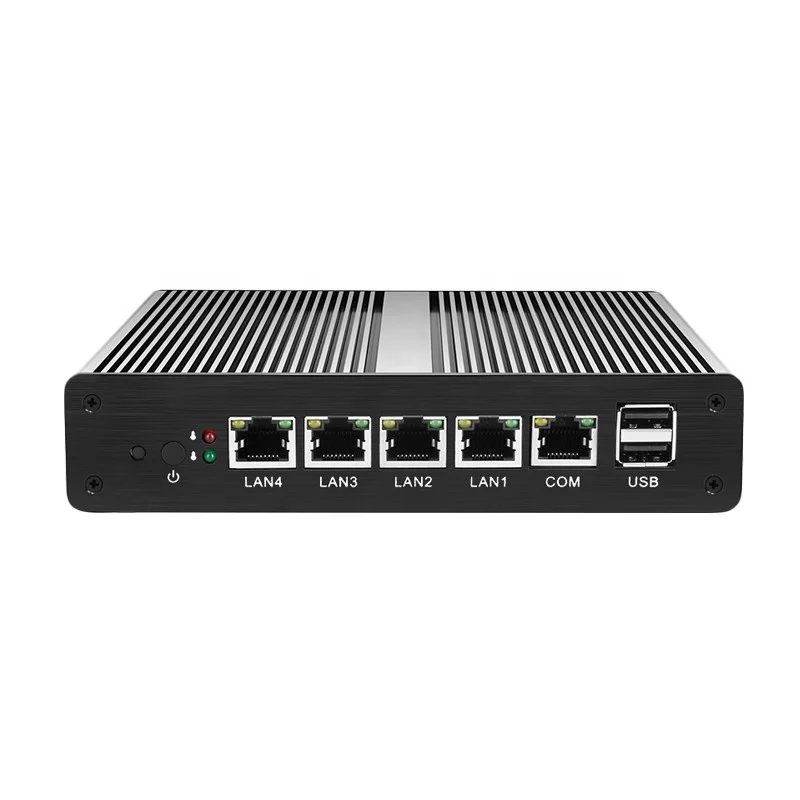 Промышленный barebone 4 LAN J1900 Mini TX Маршрутизатор Компактный сервер Multi