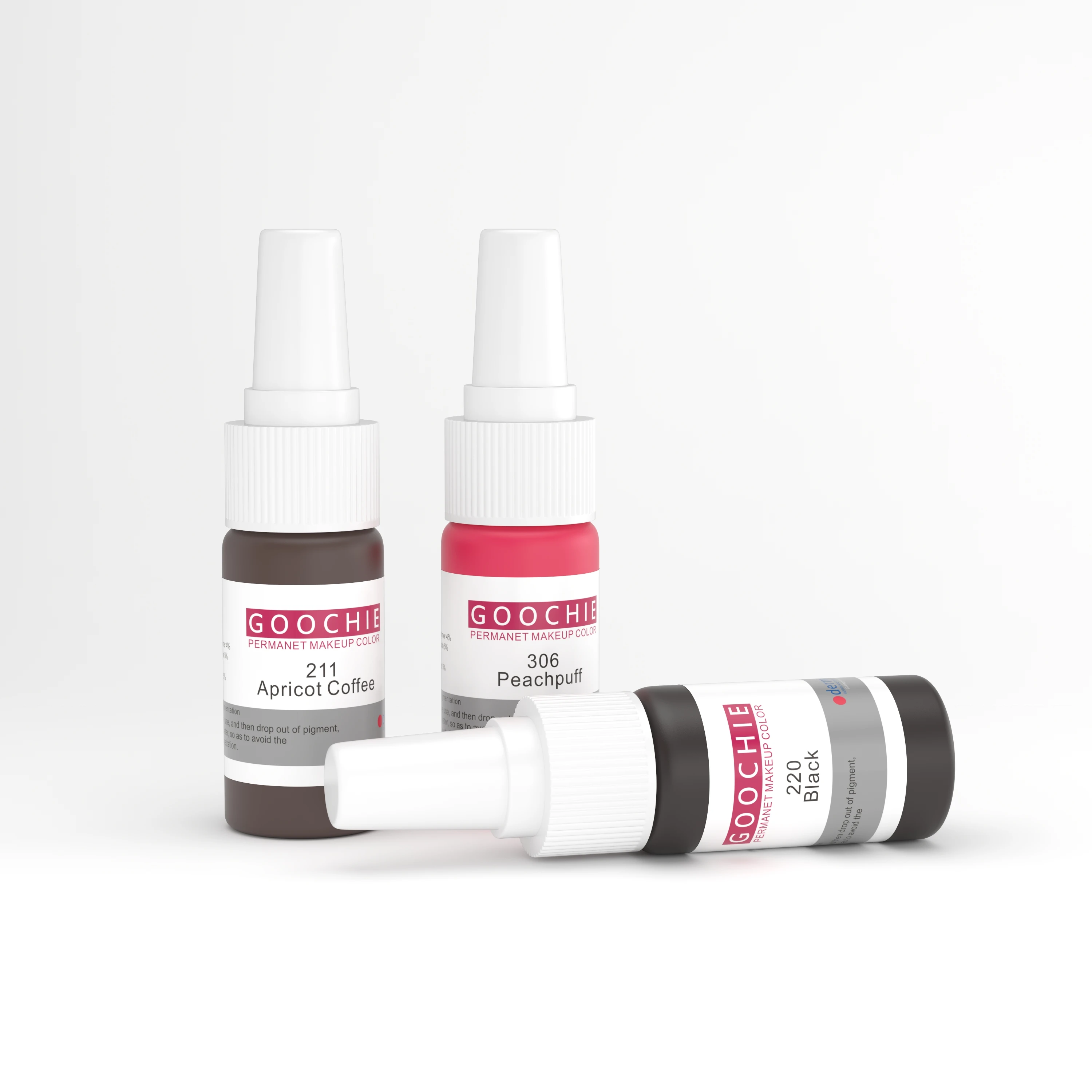 Micropigmentation Goochie PMU Pigment Eyebrow Lip Scalp Permanent Makeup Organic Tattoo Ink