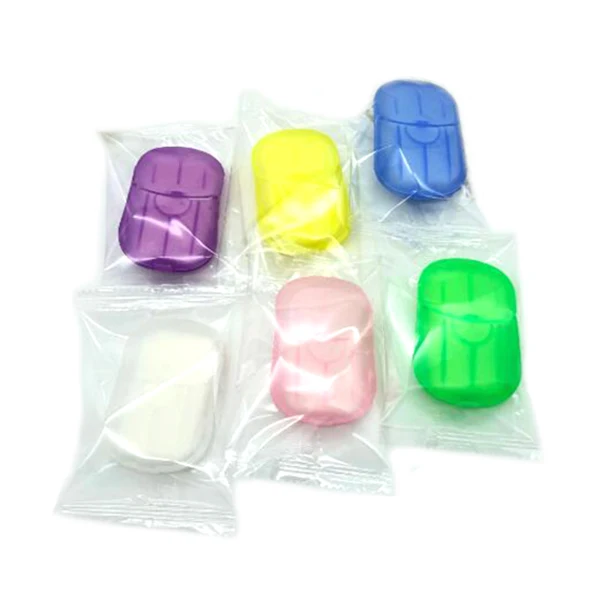 Wholesale Box Paper-Soap Slice Hand Washing Disposable Travel Portable Soap Paper