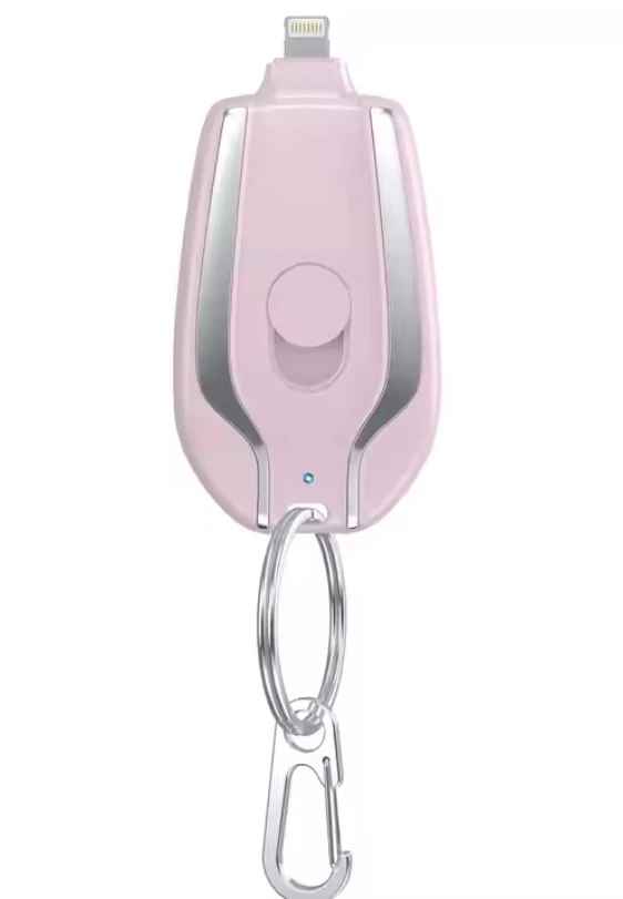 Portable Power Emergency Fast Charging Power Bank Battery for iPhone Mini Emergency Power Pod Keychain
