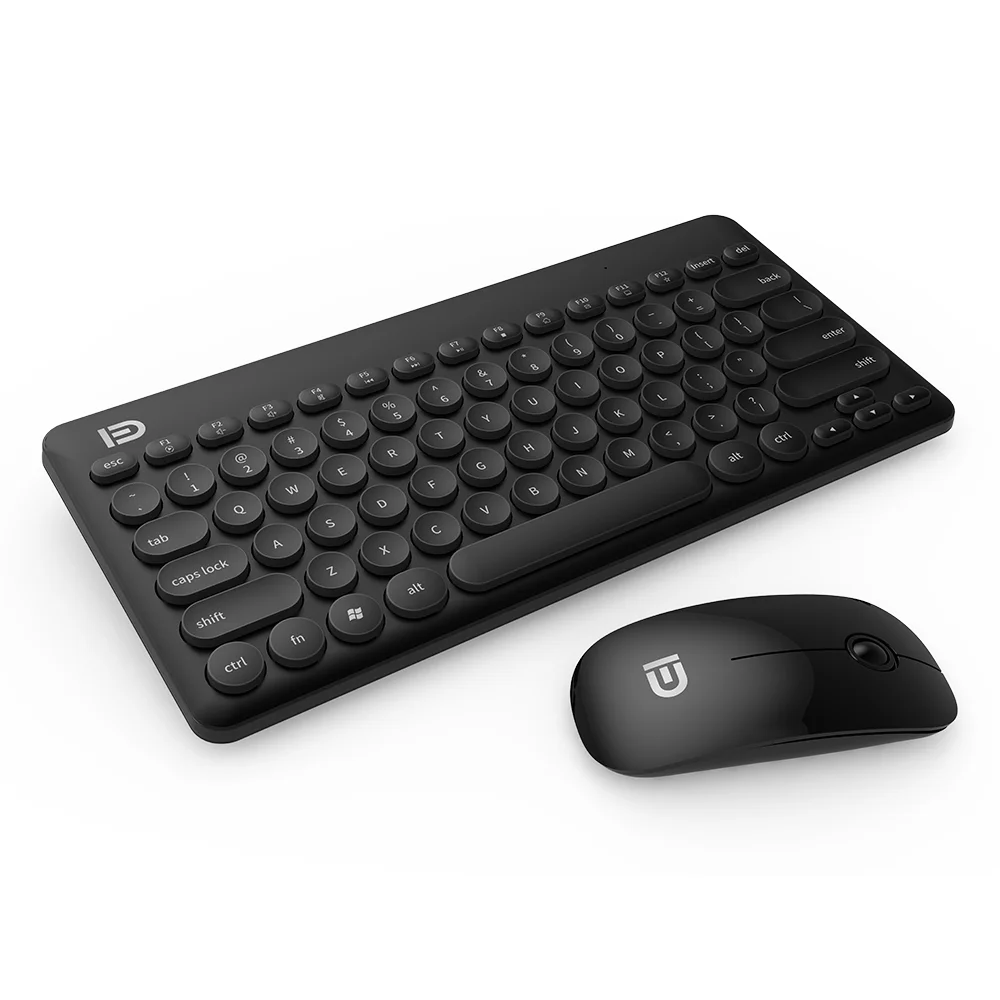 2.4G Optical Punk Wireless Keyboard And Mouse Set Keyboard OEM Wireless Keyboard Kit